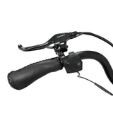 Ecotric 48V 24"x4.0 Front 20"x4.0 Rear Tires Tricycle Electric Bike With Front Basket + Rear Rack White