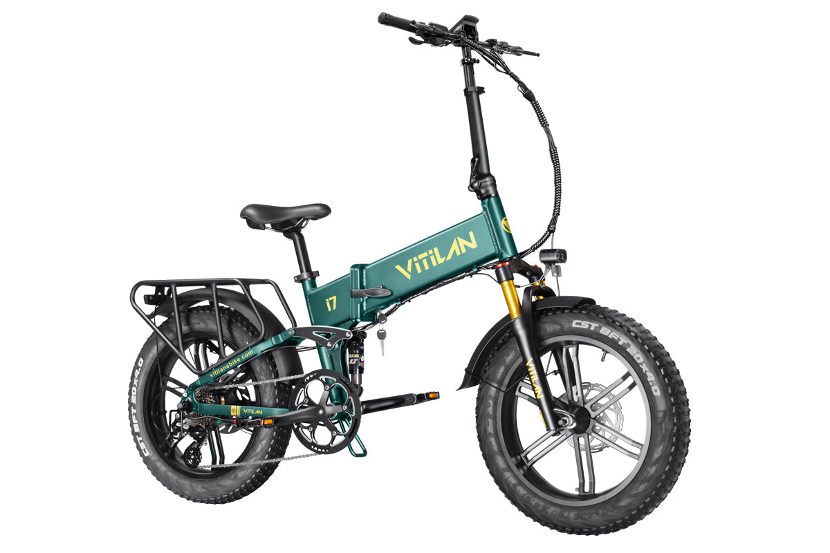 Vitilan  I7 Pro Folding Full Suspension Electric Bike