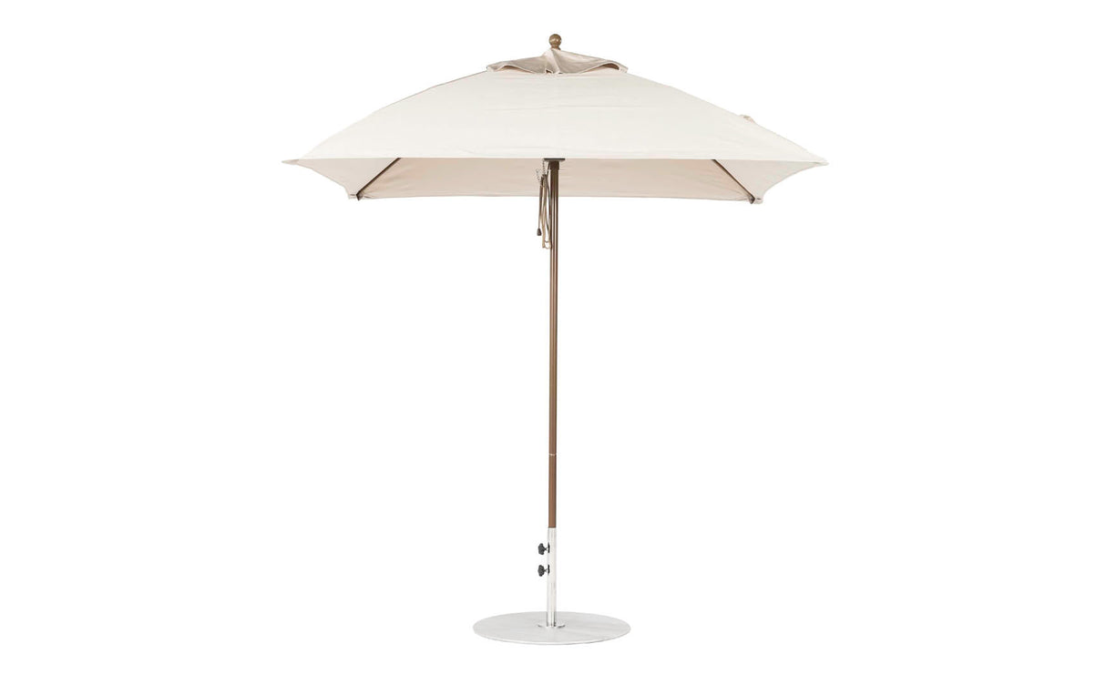 Ledge Lounger Essential Fiberglass Umbrella - 7.5' Square Pulley