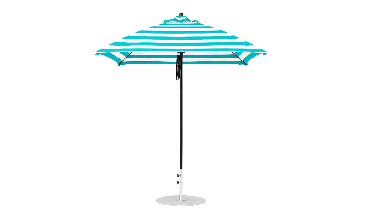 Ledge Lounger Essential Fiberglass Umbrella - 7.5' Square Pulley