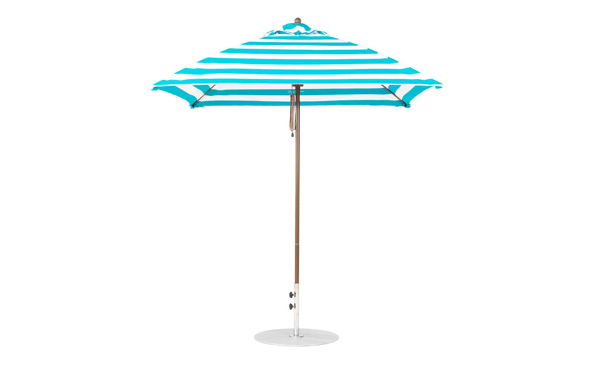 Ledge Lounger Essential Fiberglass Umbrella - 7.5' Square Pulley
