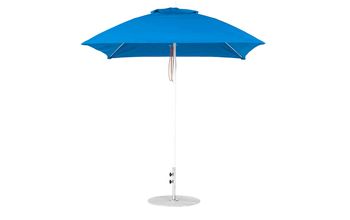 Ledge Lounger Essential Fiberglass Umbrella - 7.5' Square Pulley