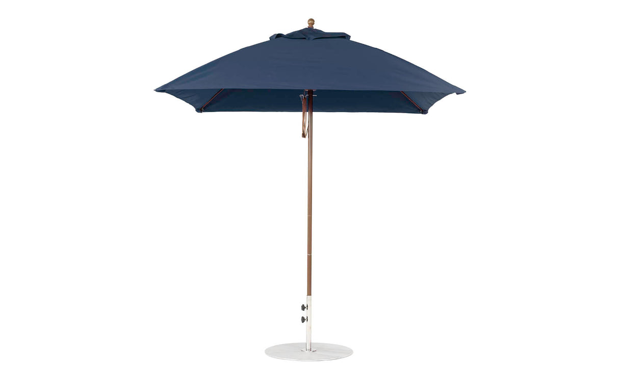 Ledge Lounger Essential Fiberglass Umbrella - 7.5' Square Pulley