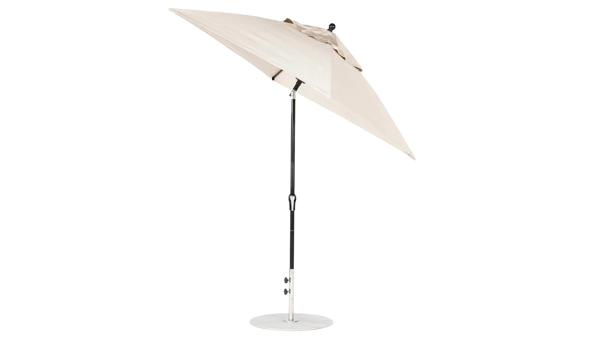Ledge Lounger Essential Fiberglass Umbrella - 6.5' Square Crank Auto Tilt