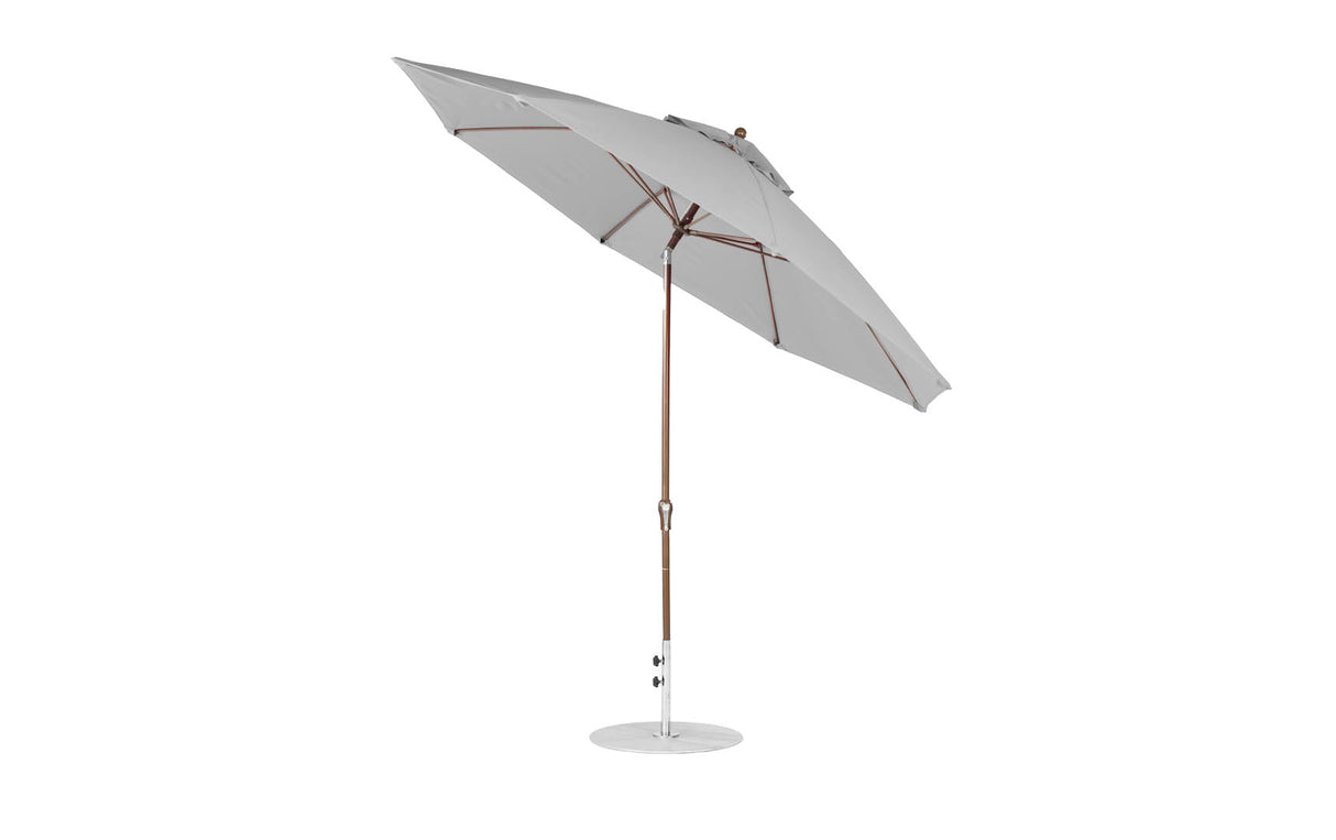 Ledge Lounger Essential Fiberglass Umbrella - 11' Octagon Crank Auto Tilt