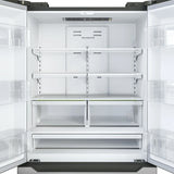 KoolMore 22.5 Cu. ft. French Door Refrigerator, Deep Freezer, 4 Door Stainless-Steel Fridge
