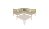 Ledge Lounger Mainstay Sectional 4 Piece Diamond