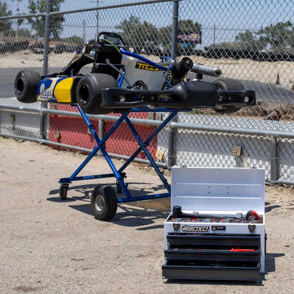 Boxo KartBox | 69-Piece Metric Karting 3-Drawer Hand Carry Tool Box