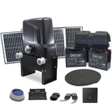 Aleko Chain-Driven Sliding Gate Opener – AC1100 60W Solar Kit