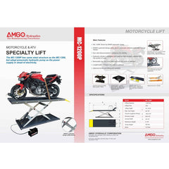 AMGO MC-1200P Motorcycle & ATV Lift