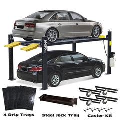 AMGO 407-P-DX (Combo) 7,000 lbs 4 Post Parking Lift