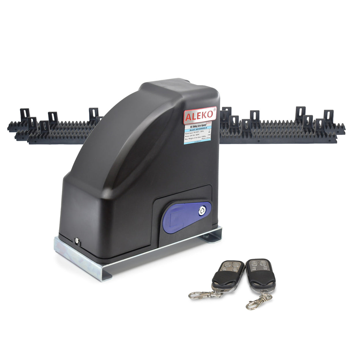 Aleko Gear-Driven Sliding Gate Opener – AR500 Starter Kit