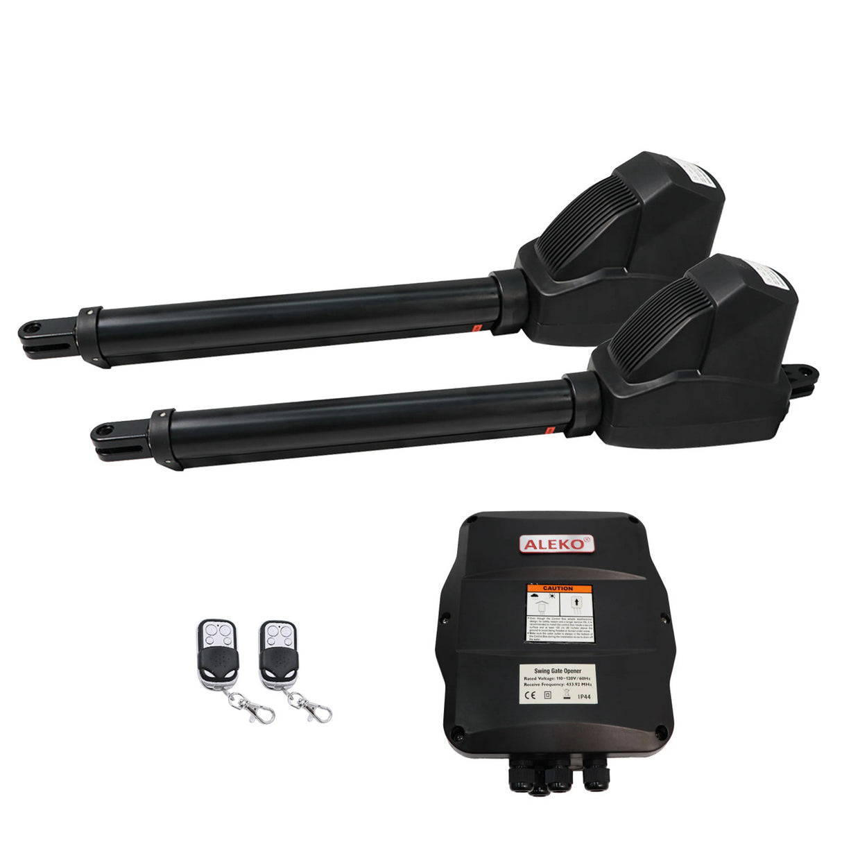 Aleko Dual Swing Gate Operator - AS1200 AC/DC - Starter Kit