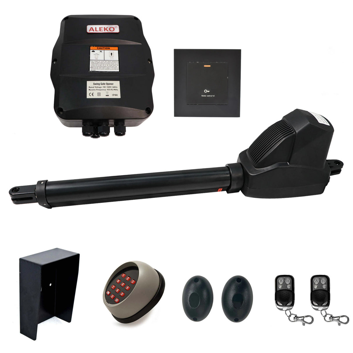 Aleko Single Swing Gate Operator - AS600 ACDC - Accessory Kit ACC4