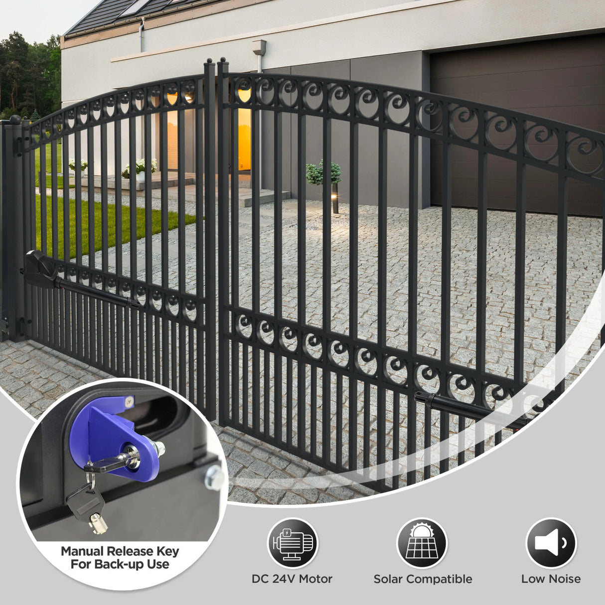 Aleko Actuator for Swing Gates - AS600/1200 Gate Opener Series