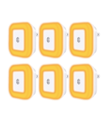 Hooga Amber Plug-in Night Lights (6pk)