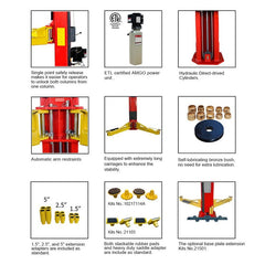 AMGO OH-18 18,000 lb 2 Post Lift