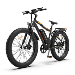 Aostirmotor S07-B Fat Tire Mountain Electric Bike 750W 48V - Black