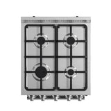 FORNO Lamazze 20" 2.05 cu. ft. Freestanding Gas Range with 4 Sealed Burners in Stainless Steel, FFSGS6265-20