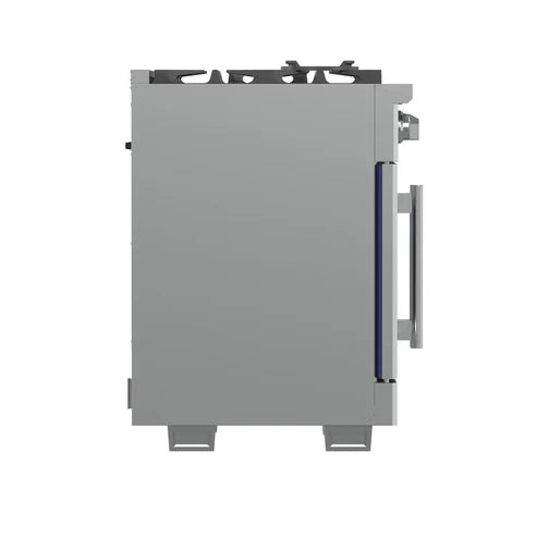 FORNO Capriasca 30" 4.32 cu. ft. Professional Gas Range with French Door and 5 Sealed Burners, FFSGS6460-30