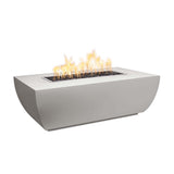The Outdoor Plus Avalon Linear Metal Fire Pit - 15" Tall plus Free Cover