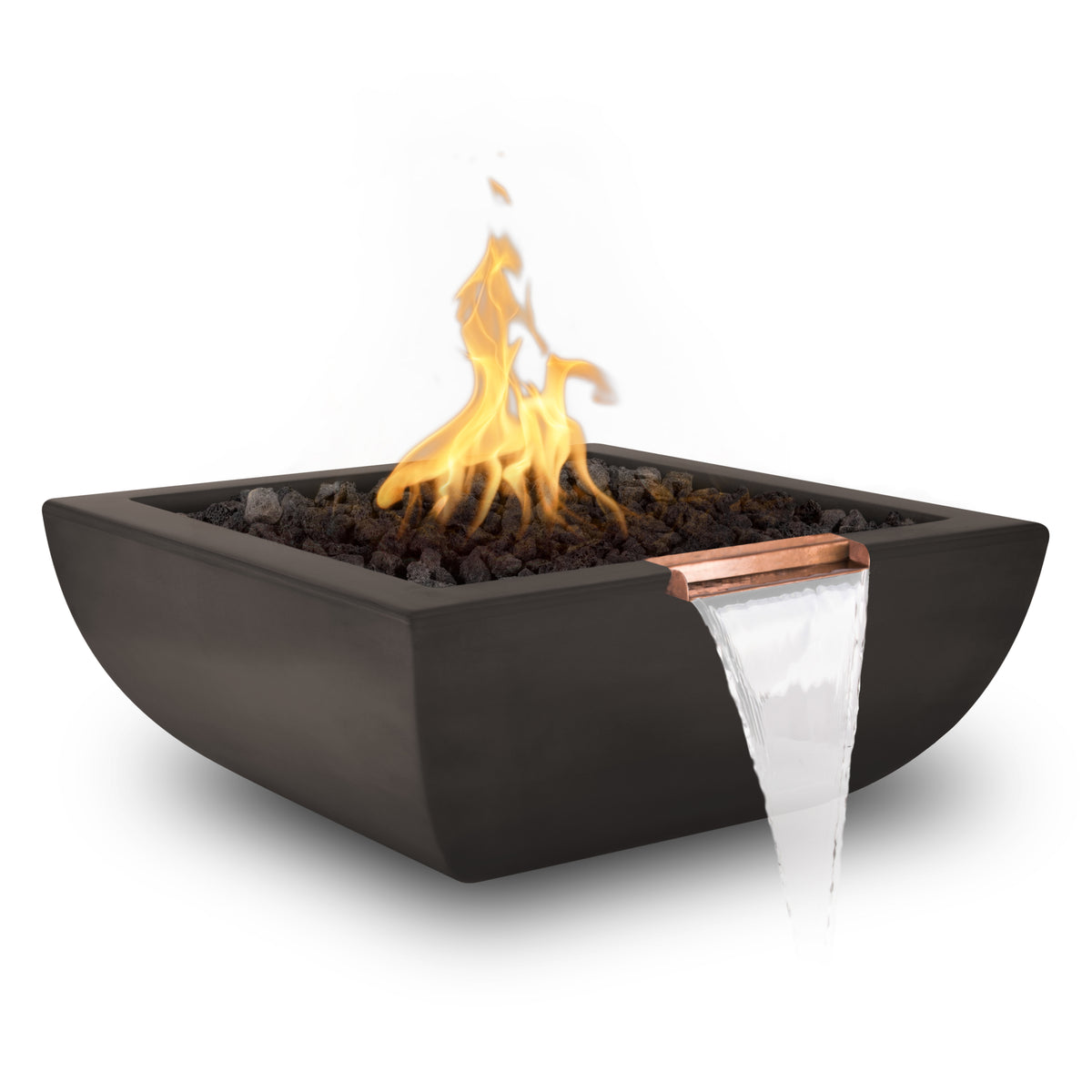 The Outdoor Plus Avalon Concrete Fire & Water Bowl