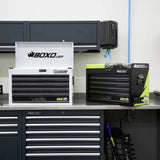 Boxo MotoBox | Ricky Carmichael 26" 5-Drawer Portable Tool Box with 103-Piece Metric Motorcycle Tool Set