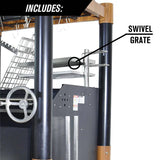 Argentine Charcoal Grill with Firebox Adjustable Grates Fire bricks and 6 Grilling Surfaces Tagwood BBQ02SI - PRE-ORDER
