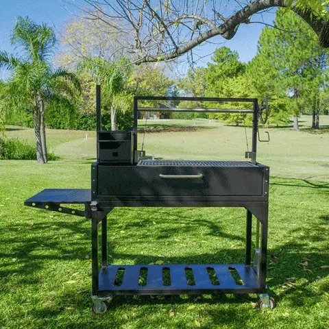 Premium Freestanding Grill Four Cooking Zones Cold-Roll Steel 304 Stainless Steel Tagwood BBQ03SI