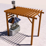 Tagwood BBQ Smoke Hood -- BBQ09SS PLUS -