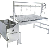 Tagwood BBQ Insert Style Argentine Santa Maria Wood Fire & Charcoal Gaucho Grill without firebricks | BBQ09SS -