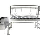 Tagwood BBQ Insert Style Argentine Santa Maria Wood Fire & Charcoal Gaucho Grill without firebricks | BBQ09SS -