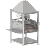Argentine Santa Maria BBQ Grill All Stainless Steel with Brasero and Accessories Tagwood BBQ12SS