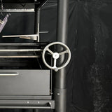 Gaucho Grill with Firebox Argentine Style All in Black with 6 Distinct Grilling Areas Tagwood BBQ02SIB - PRE-ORDER