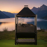 Santa Maria Stainless Steel Grill Tagwood BBQ12SI 360-degree grilling encounter