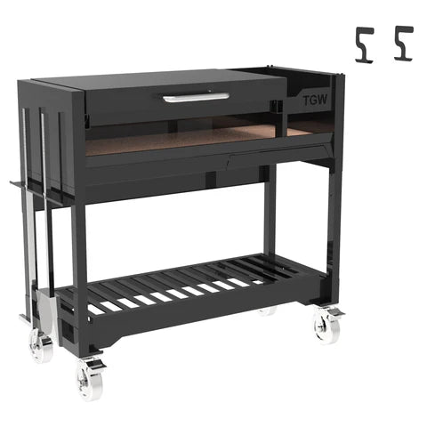 Argentine Style Grill Tagwood BBQ18SI 556 sq. in. of Grilling Surface and Adjustable Round Grates