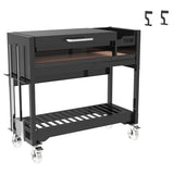 Argentine Style Grill Tagwood BBQ18SI 556 sq. in. of Grilling Surface and Adjustable Round Grates
