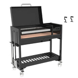 Argentine Style Grill Tagwood BBQ18SI 556 sq. in. of Grilling Surface and Adjustable Round Grates