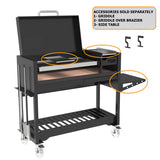 Argentine Style Grill Tagwood BBQ18SI 556 sq. in. of Grilling Surface and Adjustable Round Grates