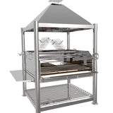 Tagwood BBQ XL Argentine Santa Maria Wood Fire & Charcoal Gaucho Grill all Stainless Steel | BBQ22SS