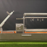 Tagwood BBQ Argentine Santa Maria Wood Fire & Charcoal Gaucho Grill | BBQ28SS