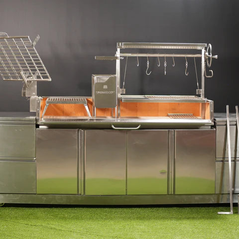 Tagwood BBQ Argentine Santa Maria Wood Fire & Charcoal Gaucho Grill | BBQ28SS