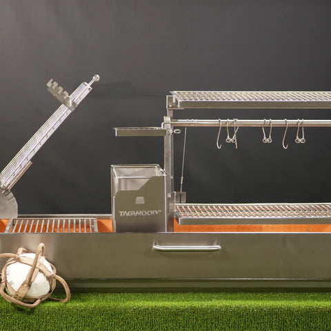 Tagwood BBQ Argentine Santa Maria Wood Fire & Charcoal Gaucho Grill | BBQ28SS