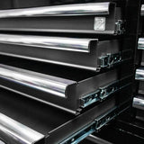 Boxo Tech Series | 41" 19-Drawer Rolling Tool Box | Black