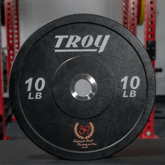 Troy BPO-SBPL Performance Black Customer Logo Rubber Bumper Plate