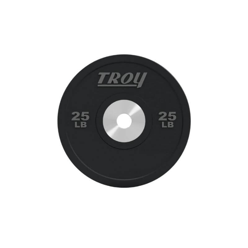 Troy BPO-SBPL Performance Black Customer Logo Rubber Bumper Plate
