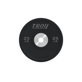 Troy BPO-SBPL Performance Black Customer Logo Rubber Bumper Plate