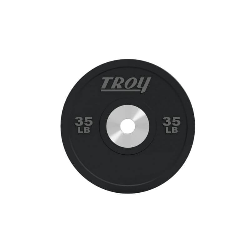 Troy BPO-SBP Performance Black Rubber Bumper Plate