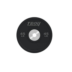 Troy BPO-SBPL Performance Black Customer Logo Rubber Bumper Plate