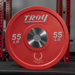 Troy BPO-SBPL Performance Black Customer Logo Rubber Bumper Plate